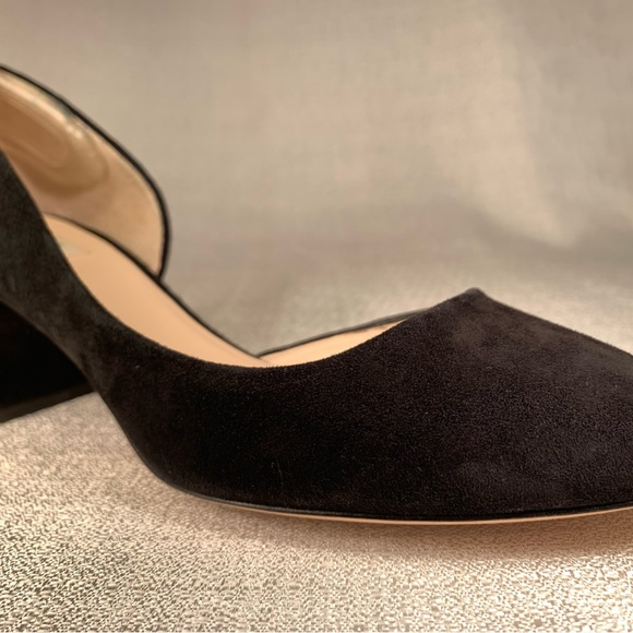 Cole Haan black genuine suede block heels. Never worn. - Picture 7 of 13